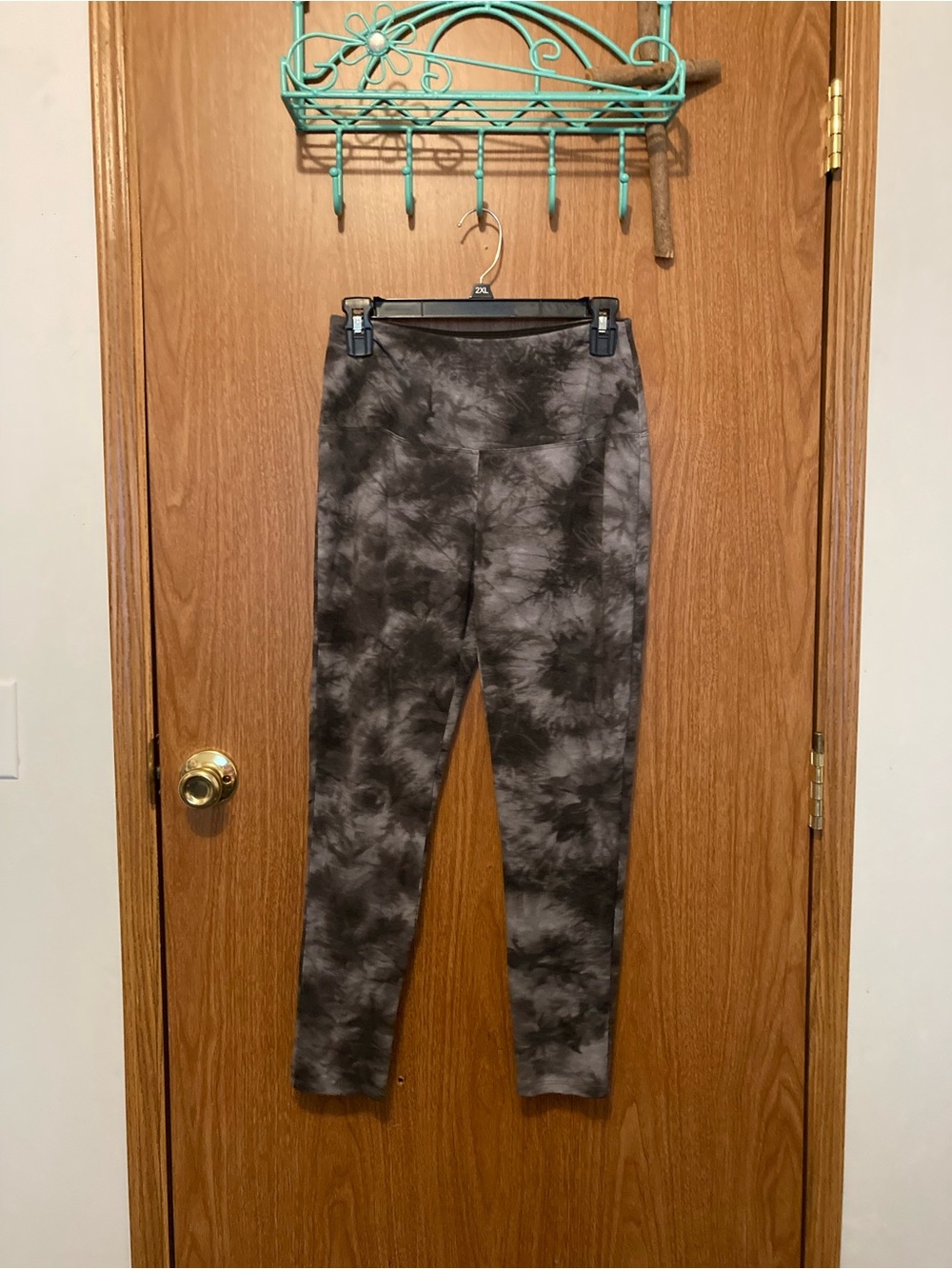 Rachel Zoe Women’s Gray Tie-Dye Legging Pants